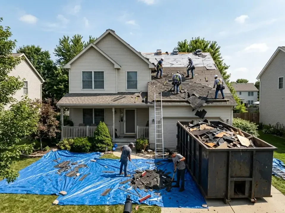 roof-replacement-debris-remova-004 — frequently asked questions, Cheapest Dumpster Rentals in Oakleaf Plantation, FL
